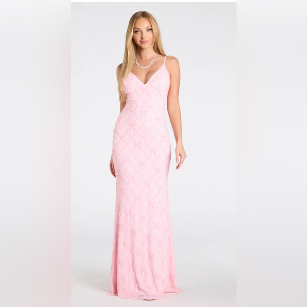Windsor Amanda Tie-Back Mermaid Dress